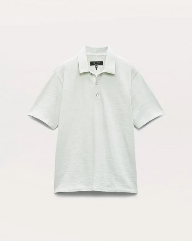 Shirts Men rag and bone Classic Flame Polo Shirt Light Teal