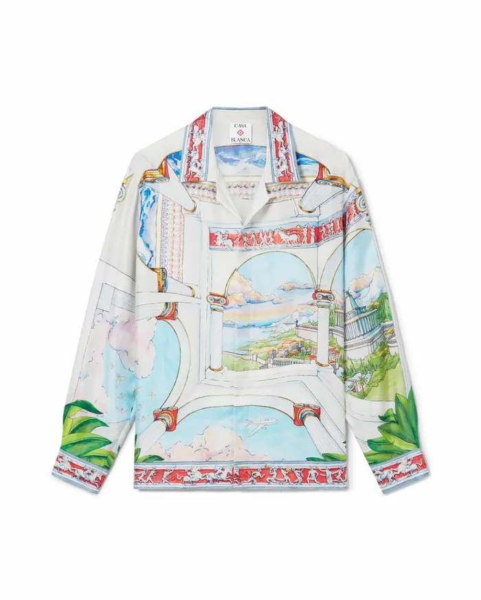 Shirts MenWomen Casablanca Paris Le Passage Silk Shirt