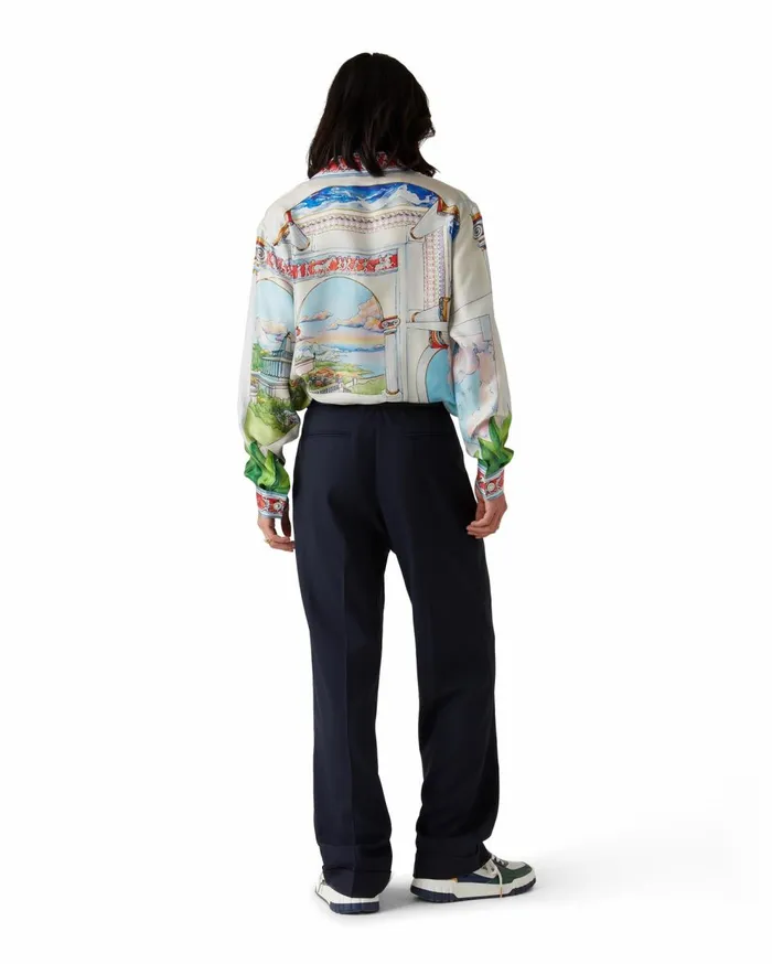 Shirts MenWomen Casablanca Paris Le Passage Silk Shirt
