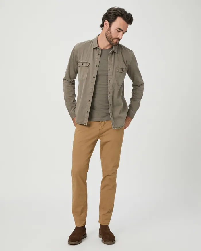 Shirts PAIGE Men Martin Shirt 8211 Vintage Weathered Mushroom Shirts PAIGE Men Martin Shirt 8211 Vintage Weathered Mushroom