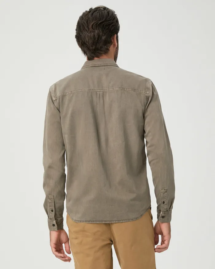 Shirts PAIGE Men Martin Shirt 8211 Vintage Weathered Mushroom Shirts PAIGE Men Martin Shirt 8211 Vintage Weathered Mushroom