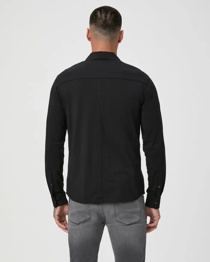 Shirts PAIGE Men Stockton Button Up 8211 Black Shirts PAIGE Men Stockton Button Up 8211 Black