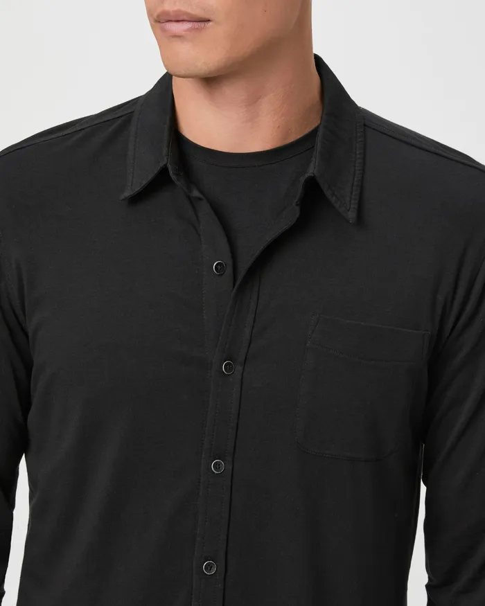 Shirts PAIGE Men Stockton Button Up 8211 Black Shirts PAIGE Men Stockton Button Up 8211 Black