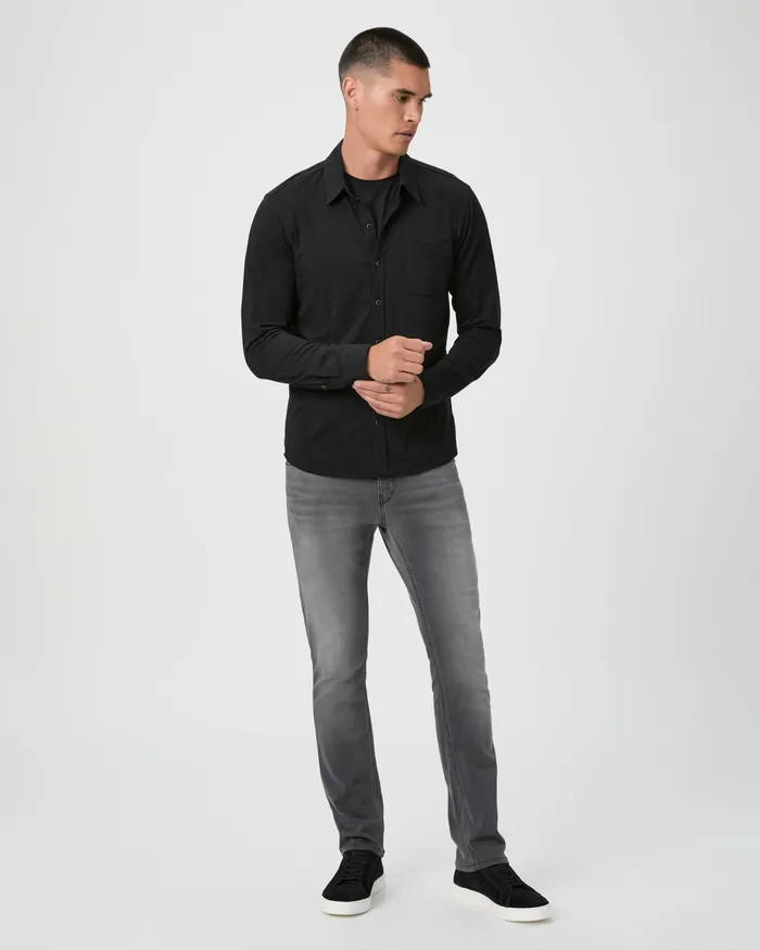 Shirts PAIGE Men Stockton Button Up 8211 Black Shirts PAIGE Men Stockton Button Up 8211 Black