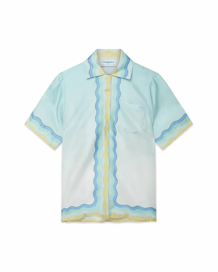 Shirts Women Casablanca Paris Memphis Icon Silk Shirt