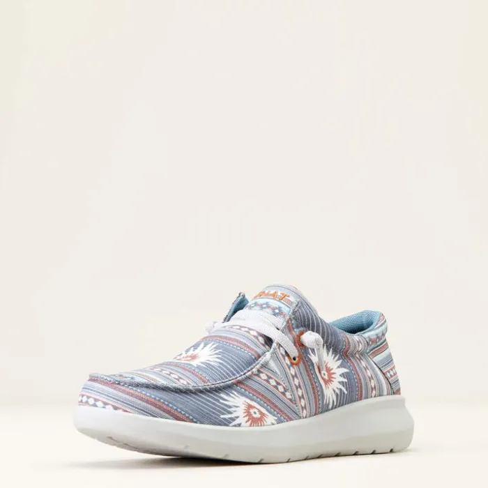 Shoes and Sneakers Men Ariat Hilo Sendero Blue Boquillas Print