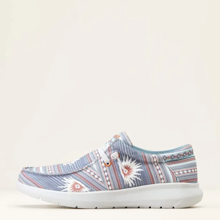 Shoes and Sneakers Men Ariat Hilo Sendero Blue Boquillas Print