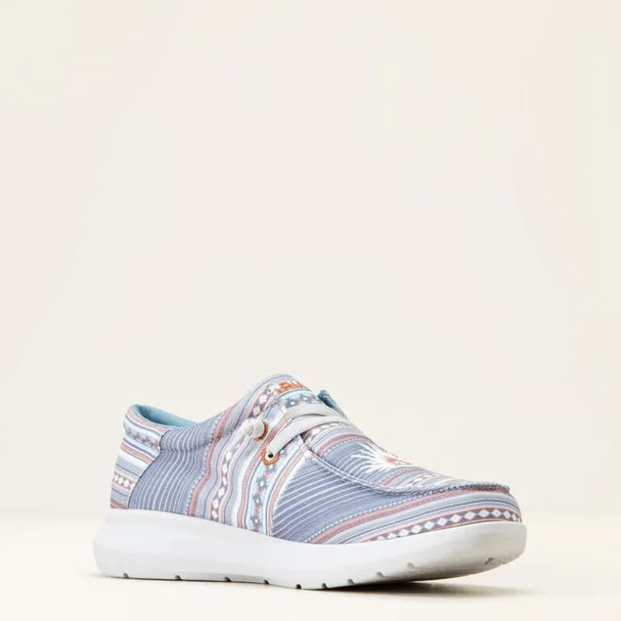 Shoes and Sneakers Men Ariat Hilo Sendero Blue Boquillas Print