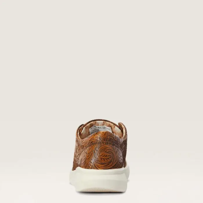 Shoes and Sneakers Women Ariat Hilo Brown Floral Emboss Shoes and Sneakers Women Ariat Hilo Brown Floral Emboss