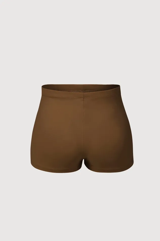 Shorts and Briefs Bloch Children Girls Starr High Waist Short Cocoa Shorts and Briefs Bloch Children Girls Starr High Waist Short Cocoa