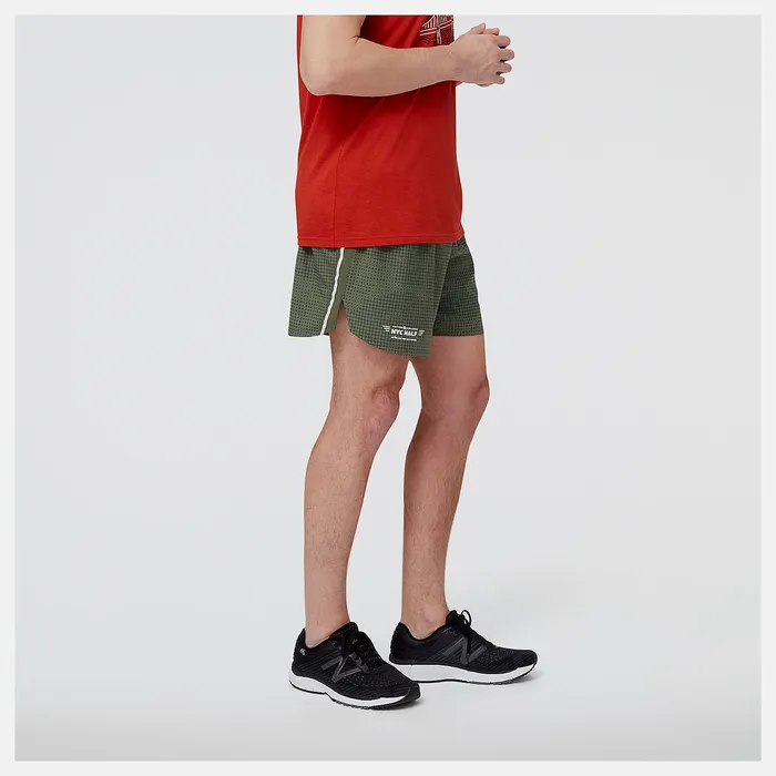 Shorts Men New Balance United Airlines NYC Half Printed Impact Run 5 Inch Short DEEP OLIVE GREEN Shorts Men New Balance United Airlines NYC Half Printed Impact Run 5 Inch Short DEEP OLIVE GREEN