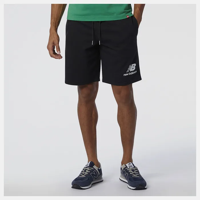 Shorts NB Essentials Stacked Logo Short BLACK 8211 New Balance Men