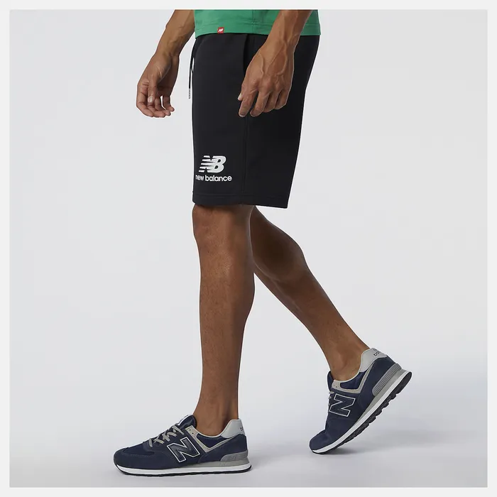 Shorts NB Essentials Stacked Logo Short BLACK 8211 New Balance Men
