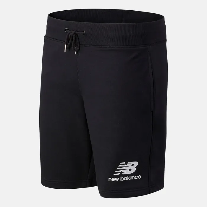 Shorts NB Essentials Stacked Logo Short BLACK 8211 New Balance Men