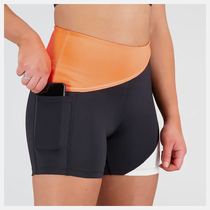 Shorts New Balance Women Q Speed Shape Shield 4 Inch Fitted Short NEON DRAGONFLY Shorts New Balance Women Q Speed Shape Shield 4 Inch Fitted Short NEON DRAGONFLY