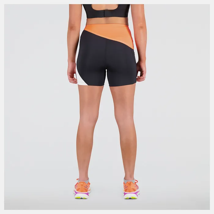 Shorts New Balance Women Q Speed Shape Shield 4 Inch Fitted Short NEON DRAGONFLY Shorts New Balance Women Q Speed Shape Shield 4 Inch Fitted Short NEON DRAGONFLY