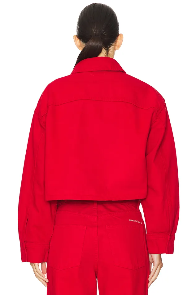 Shorty Boxy Shirt Cherry Red Women Lovers and Friends Tops Shorty Boxy Shirt Cherry Red Women Lovers and Friends Tops