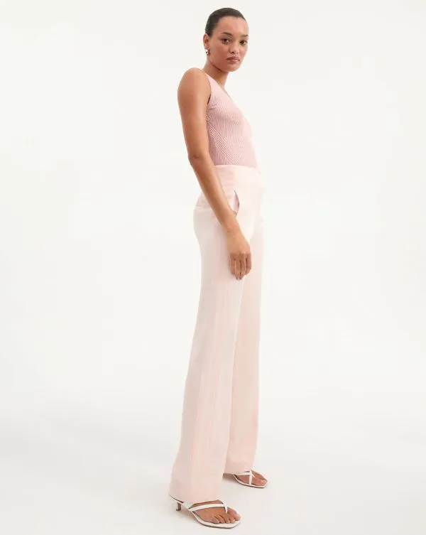 Sid Knit Tank Top Pink Clay Women Veronica Beard Tops