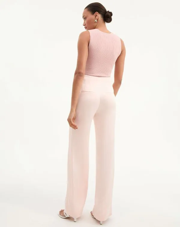 Sid Knit Tank Top Pink Clay Women Veronica Beard Tops