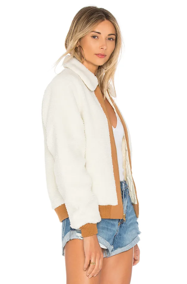 Simone Faux Fur Jacket Ivory Women Lovers and Friends Jackets and Coats Simone Faux Fur Jacket Ivory Women Lovers and Friends Jackets and Coats