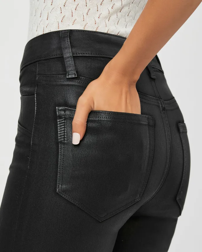 Skinny Women PAIGE Gemma Skinny Jean 8211 Black Fog Luxe Coating Skinny Women PAIGE Gemma Skinny Jean 8211 Black Fog Luxe Coating