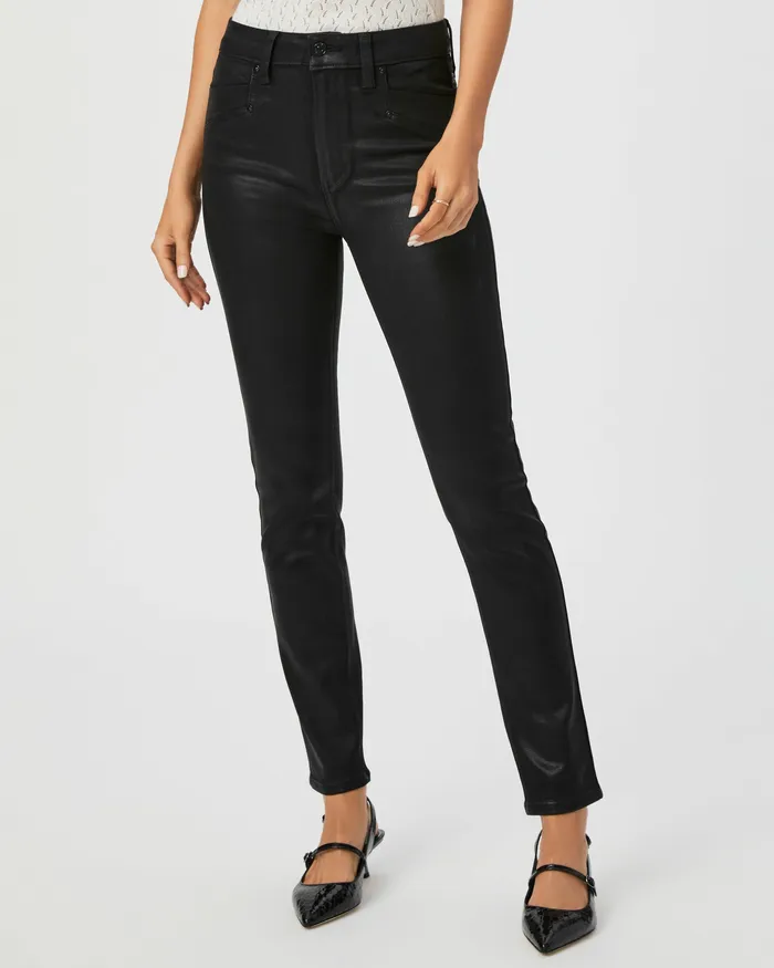 Skinny Women PAIGE Gemma Skinny Jean 8211 Black Fog Luxe Coating Skinny Women PAIGE Gemma Skinny Jean 8211 Black Fog Luxe Coating