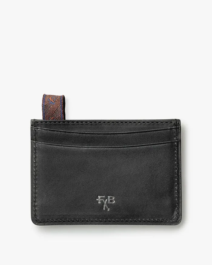 Small Leather Goods Men Floris Van Bommel Card Holder Leather Black Leather