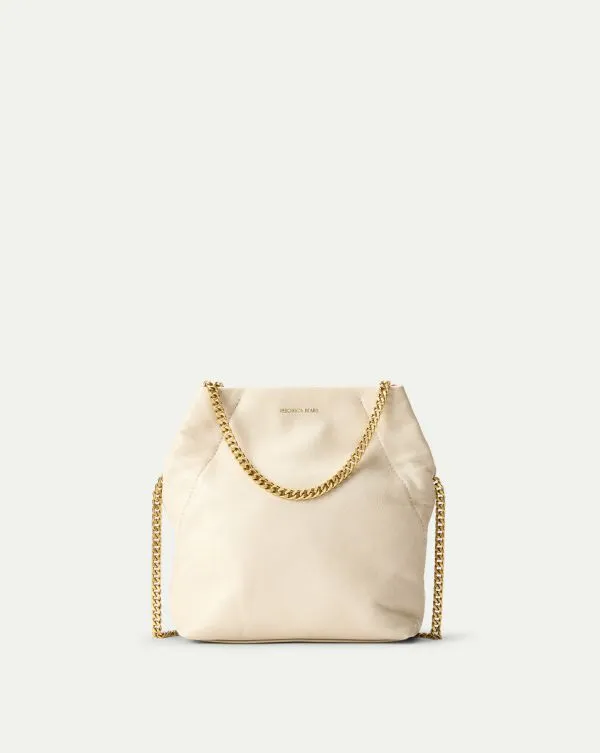 Small Veronica Beard Slouch Bag Ivory Women Veronica Beard Handbags