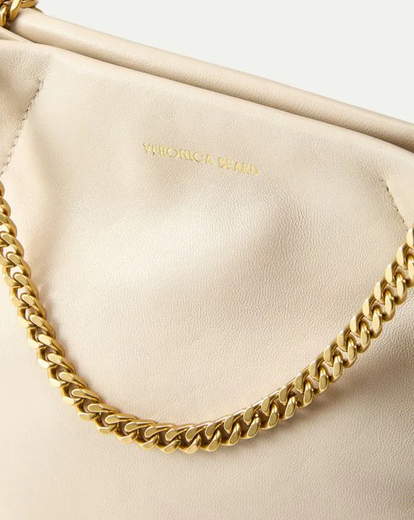 Small Veronica Beard Slouch Bag Ivory Women Veronica Beard Handbags
