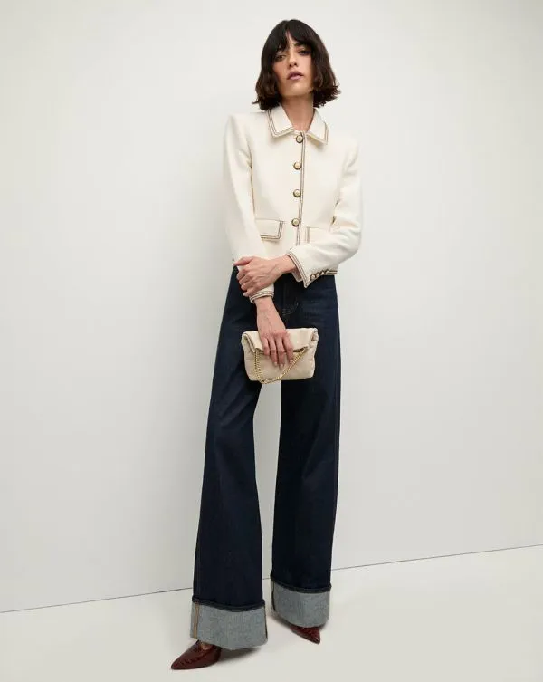 Small Veronica Beard Slouch Bag Ivory Women Veronica Beard Handbags