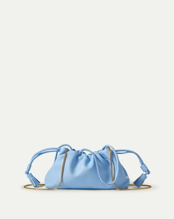 Small Veronica Beard Stash Bag Light Blue Women Veronica Beard Handbags