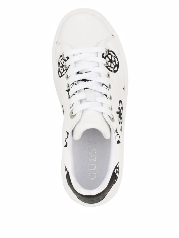 Sneakers Denesa Peony LowTop Sneakers White Logo 8211 GUESS Women Sneakers Denesa Peony LowTop Sneakers White Logo 8211 GUESS Women