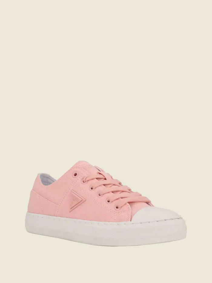 Sneakers GUESS Women Pranze LowTop Canvas Sneakers Light Pink