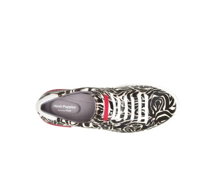 Sneakers Hush Puppies Women Sabine Sneaker Zebra Calf Hair Sneakers Hush Puppies Women Sabine Sneaker Zebra Calf Hair