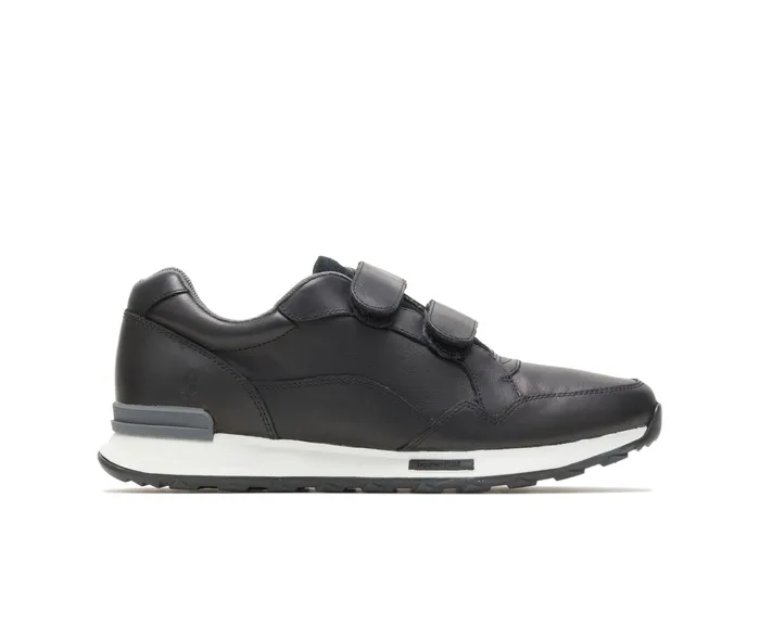 Sneakers Jenna 2Strap Jogger Black Leather 8211 Hush Puppies Women