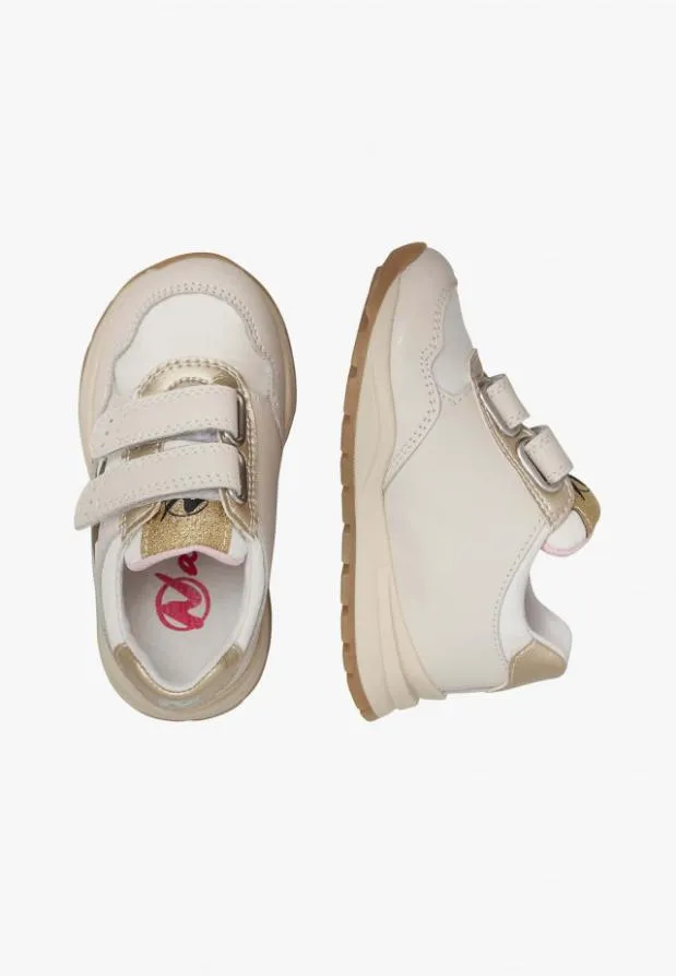 Sneakers Kids Naturino NATURINO DAUDI VL Whiteplatinum Sneakers Kids Naturino NATURINO DAUDI VL Whiteplatinum