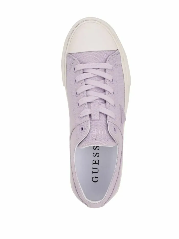 Sneakers Pranze LowTop Canvas Sneakers Open Purple GUESS Women Sneakers Pranze LowTop Canvas Sneakers Open Purple GUESS Women