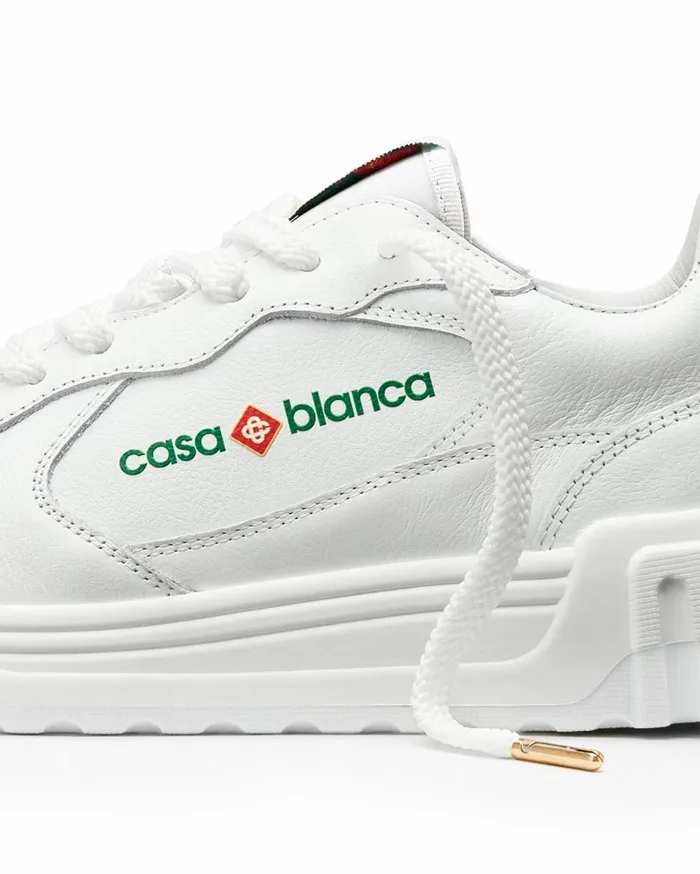 Sneakers Women Casablanca Paris Court White Sneaker