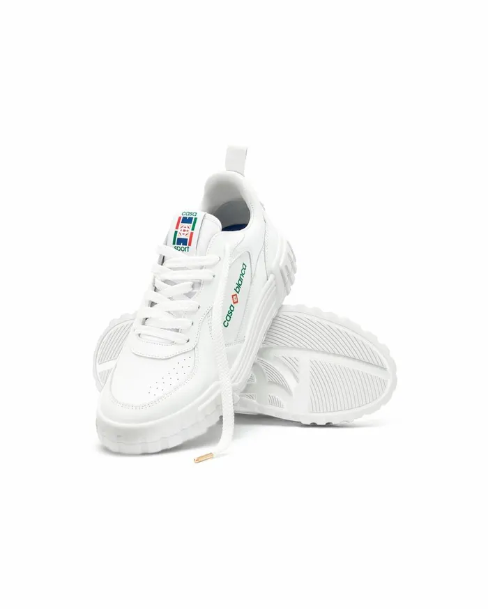 Sneakers Women Casablanca Paris Court White Sneaker
