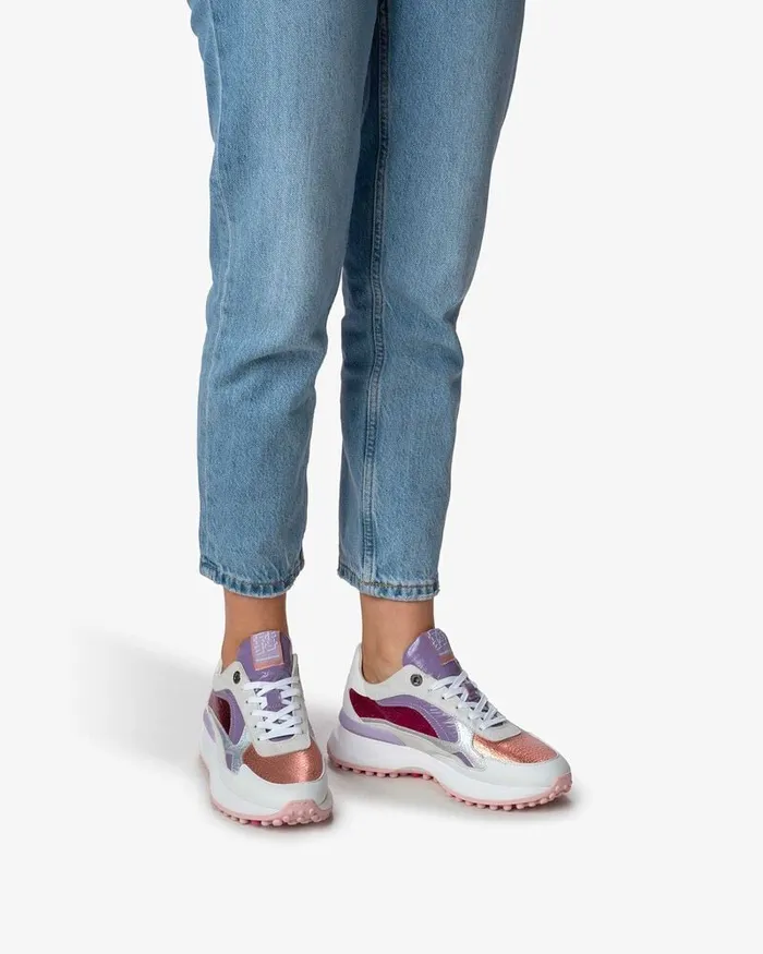 Sneakers Women Floris Van Bommel Noppi 1724 Metallic Print