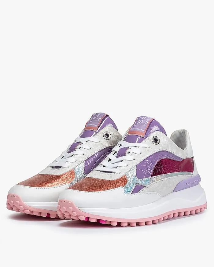 Sneakers Women Floris Van Bommel Noppi 1724 Metallic Print