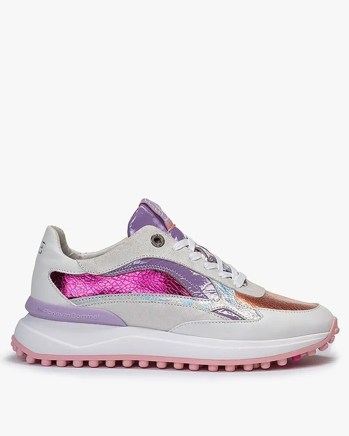 Sneakers Women Floris Van Bommel Noppi 1724 Metallic Print