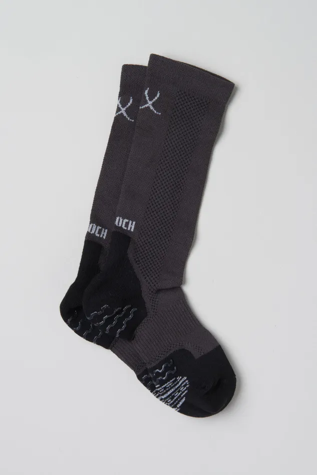 Socks Bloch Accessories Blochsox Dance Socks Charcoal Knit