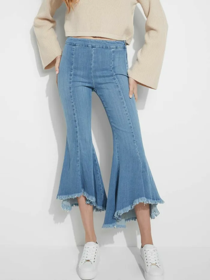Sofia 1981 HighRise Flared Jeans Sofia Wash Bottoms GUESS Women