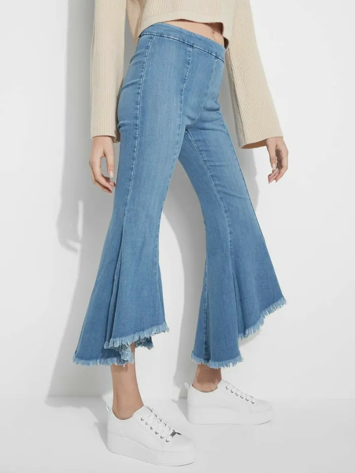 Sofia 1981 HighRise Flared Jeans Sofia Wash Bottoms GUESS Women Sofia 1981 HighRise Flared Jeans Sofia Wash Bottoms GUESS Women
