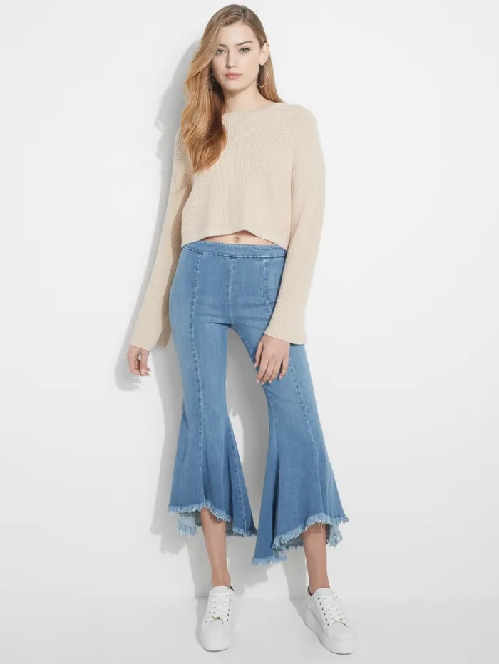 Sofia 1981 HighRise Flared Jeans Sofia Wash Bottoms GUESS Women Sofia 1981 HighRise Flared Jeans Sofia Wash Bottoms GUESS Women