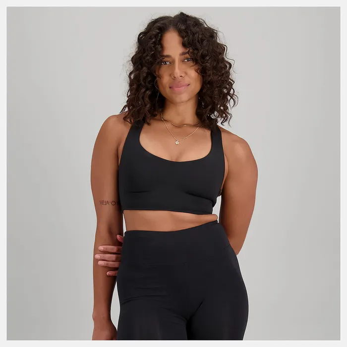Sports Bras New Balance Women NB Fortiflow Bra BLACK