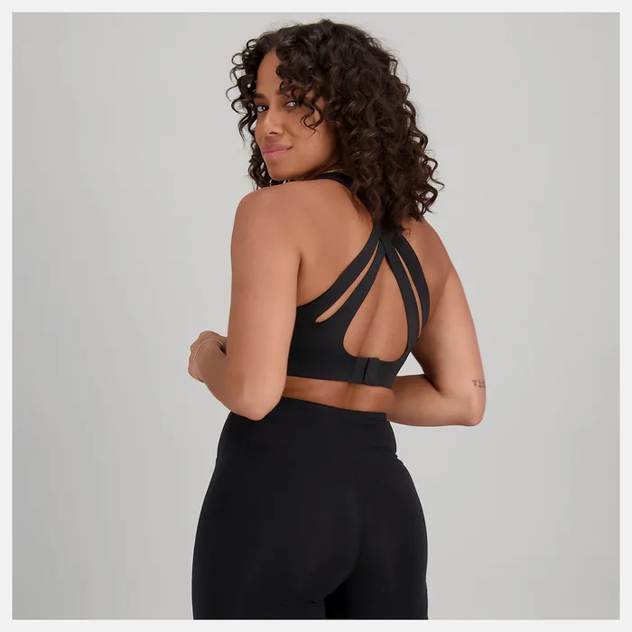 Sports Bras New Balance Women NB Fortiflow Bra BLACK Sports Bras New Balance Women NB Fortiflow Bra BLACK