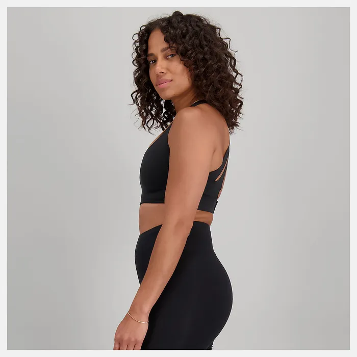Sports Bras New Balance Women NB Fortiflow Bra BLACK Sports Bras New Balance Women NB Fortiflow Bra BLACK