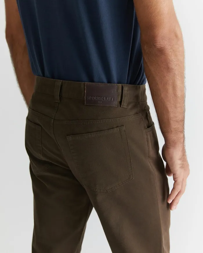 Sportscraft Bedford Jean Chocolate Men Pants